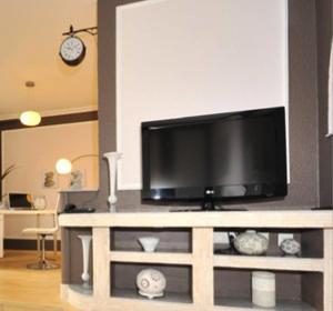 TV a/nebo společenská místnost v ubytování Deluxe Apartments Bremen Typ C