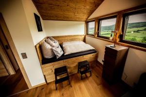 Χώρος καθιστικού στο Chalet Rhön