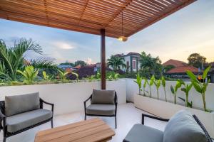 Χώρος καθιστικού στο Villa Mandara Double Six