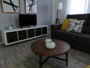 Televízia a/alebo spoločenská miestnosť v ubytovaní Apartamento AQUAVIVA - El Médano