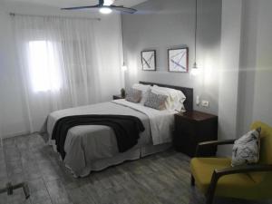 Posteľ alebo postele v izbe v ubytovaní Apartamento AQUAVIVA - El Médano