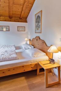 Letto o letti in una camera di Chesa Alvra - Celerina