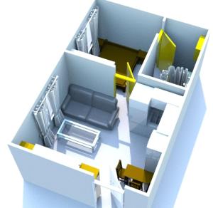 a rendering of a small house at Günstige Ferienwohnung zur Straße in Icod de los Vinos +15 photos