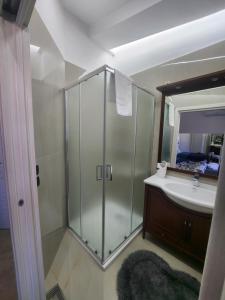 Koupelna v ubytování B&B GRECALE Suite & Spa