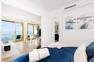 Posezení v ubytování Juan les pins Suite luxueuse front de mer