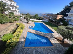 Bazén v ubytování Bonito apartamento con vistas al mar y piscina AV-47 nebo v jeho okolí + 14 fotografií