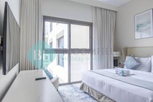Postel nebo postele na pokoji v ubytování Address Beach Resort Fujairah Luxury 2br & Maid Sea View + 12 fotografií