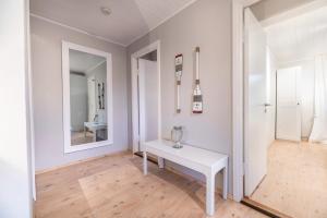 Koupelna v ubytování Landhaus am Meer - Whg 4 Rungholtsand