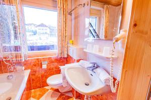 łazienka z umywalką i toaletą w obiekcie Bergidyll 6 by Alpenidyll Apartments w mieście Ramsau am Dachstein