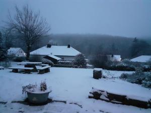 Ferienwohnung Tettenbusch in der Waldstadt Prüm Naturpark Eifel v zimě