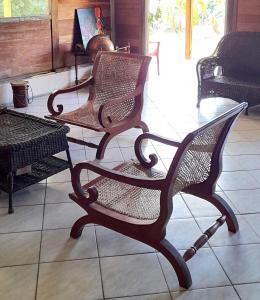 Posezení v ubytování Chambre Maison Kumba