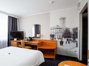Posteľ alebo postele v izbe v ubytovaní Mercure Czestochowa Centrum + 37 fotografií