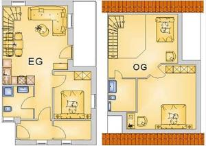 Κάτοψη του Ferienhaus Nr 17A3, Feriendorf Hagbügerl, Bayr Wald