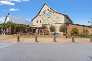 Bygningen som feriehuset ligger i