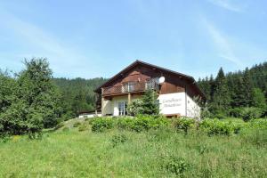 dom na szczycie wzgórza na polu w obiekcie Landhaus Amadeus, Radstadt w mieście Radstadt