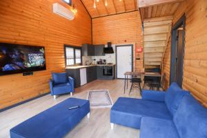 Η κουζίνα ή μικρή κουζίνα στο MSC Bungalov Sapanca