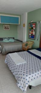 Katil atau katil-katil dalam bilik di Fun and Beach