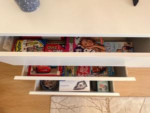 Knihovna v apartmánu