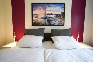 Postel nebo postele na pokoji v ubytování Haus Meeresgruß App 13
