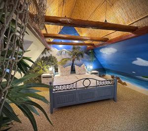 Postel nebo postele na pokoji v ubytování Ferienhaus Im Gässchen