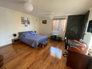 Postel nebo postele na pokoji v ubytování Cabaña hostal