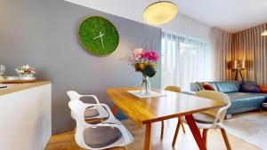 Posedenie v ubytovaní 3D Park Living Apartment