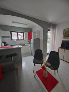 Dapur atau dapur kecil di Apartment Vilma