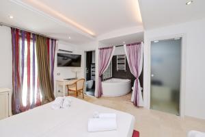 Relais Porta del Sud客房内的一张或多张床位