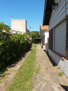 El edificio en el que está la casa de vacaciones