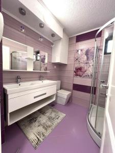 Koupelna v ubytování SunnyHill Apartment Ideal for Families & Groups