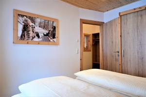 Postel nebo postele na pokoji v ubytování Apartment Wetterstein