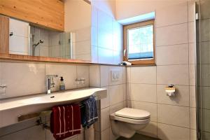 Koupelna v ubytování Apartment Wetterstein