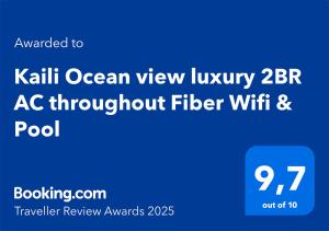帕皮提Kaili Ocean view luxury 2BR AC throughout Fiber Wifi & Pool的相册照片