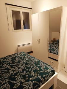 Letto o letti in una camera di gîte dans endroit atypique