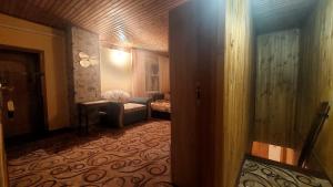 Postel nebo postele na pokoji v ubytování Коттеджный городок Динамо Конча-Заспа + 92 fotografií