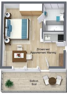 Kuchyňa alebo kuchynka v ubytovaní Apartment Wannig + 9 fotografií