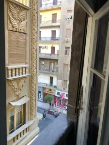 Balkón nebo terasa v ubytování Mesho Cairo Hostel