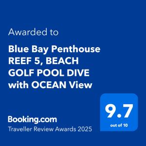 a blue bay plantation reef beach golf pool dive with ocean view at Blue Bay Penthouse REEF 5, BEACH GOLF POOL DIVE with OCEAN View in Sint Michiel +71 photos