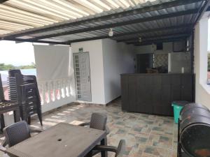 Köök või kööginurk majutusasutuses Hotel Palmari