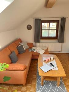 Posezení v ubytování Ferienwohnung Seiringer