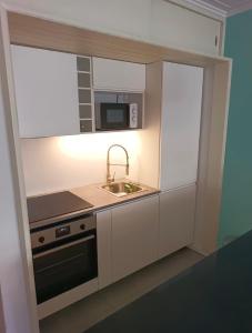Η κουζίνα ή μικρή κουζίνα στο Comfortable flat near the beach