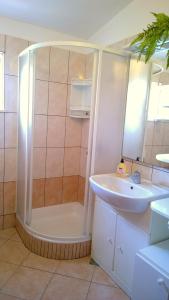 Koupelna v ubytování Apartments Šolta