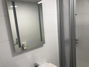 Koupelna v ubytování Apartment Panoramablick 2, neu modernisiert