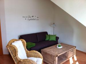 Posezení v ubytování Ferienwohnung "Humburg", Strand und Stadt