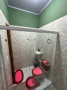 Koupelna v ubytování Hostel Caiçara