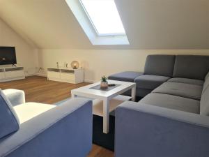 Posezení v ubytování Ferienwohnung Dons - Strandnahe & moderne Fewo im Ostseebad Grömitz