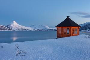 Camp Fjordbotn semasa musim sejuk