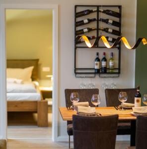 Ένα ή περισσότερα κρεβάτια σε δωμάτιο στο Casa Foresta