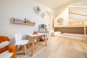 Ένα ή περισσότερα κρεβάτια σε δωμάτιο στο Casa Foresta +12 φωτογραφίες