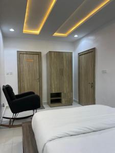 Postel nebo postele na pokoji v ubytování Reebsah Luxury stay